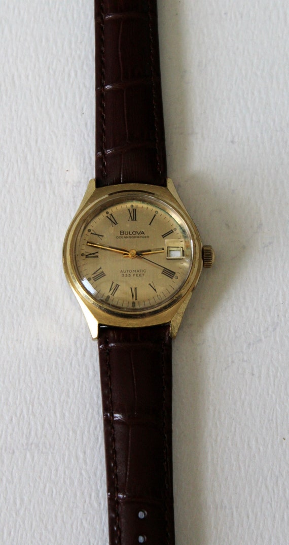Vintage Bulova Wrist Watch, Old Bulova Wrist Watch