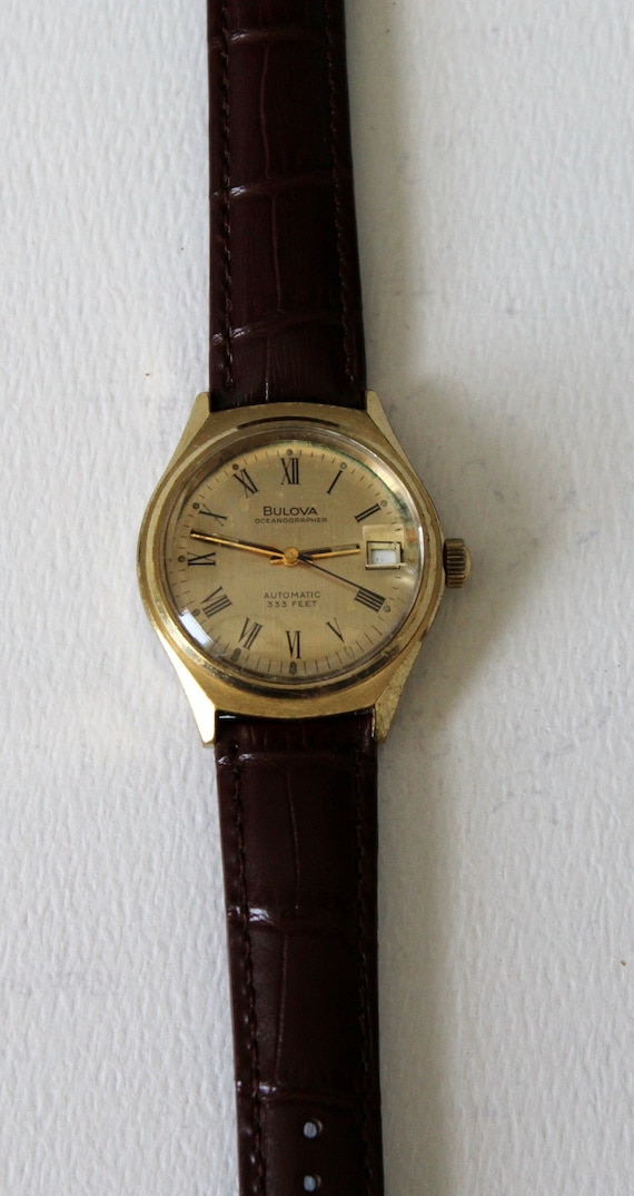 Vintage Bulova Wrist Watch Old Bulova Wrist Watch Bulova Dive