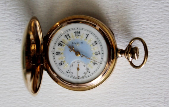 Antique Elgin Pocket Watch, Ladies Elgin Pocket W… - image 3