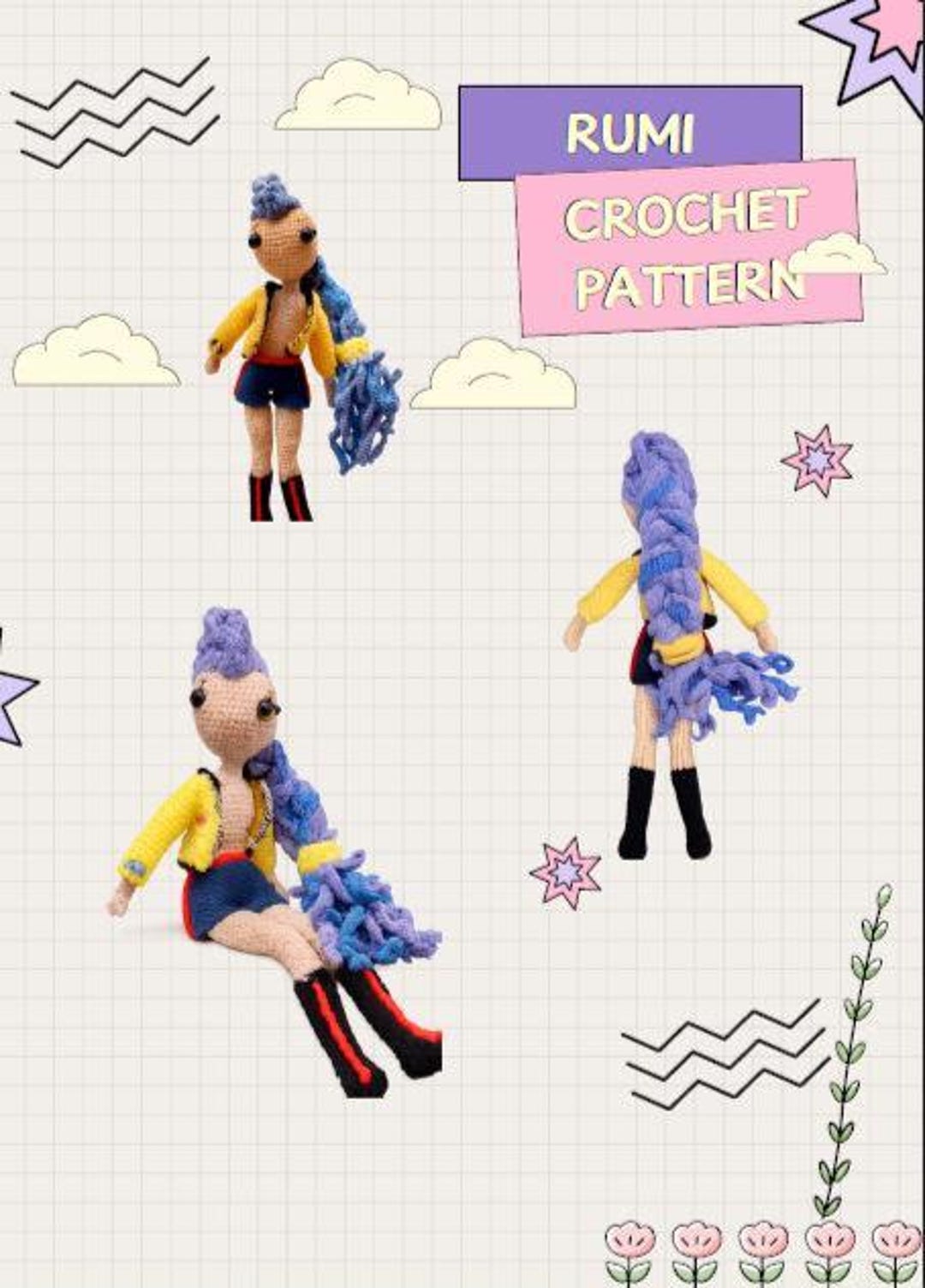 Rumi Pattern Color Rumi - Crochet Pattern - Etsy