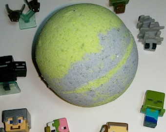 Minecraft Kids Bath Bomb--with SuRpRiSe Authentic Minecraft Figure Hidden Inside!!