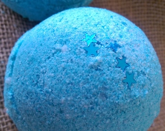 XL RAIN Bath Bomb ~ Vegan ~Fresh, clean REFRESHING scent ~ Gender Neutral & Super Moisturizing