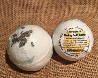 Kids Sleepytime Essential Oil Bath Bomb with Lavender, Bergamot & Hidden Toy
