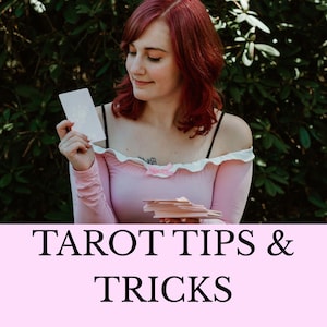 Tarot Tips & Tricks • Intuition • Psychic • Printable PDF Guide • Beginner and Master