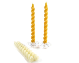 Solid Spiral Tapers - Set of 2