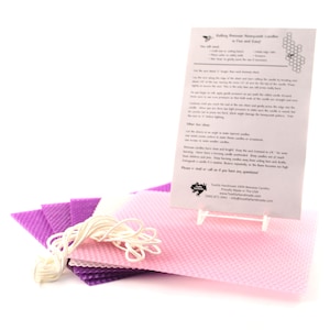 100% Beeswax Advent Candle Making Kit - Makes One Set