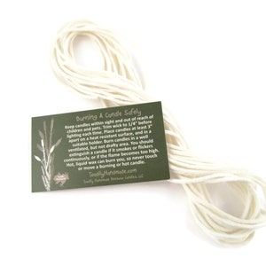 Square Braid Cotton Candle Wick - Assorted Sizes