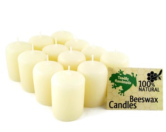 Beeswax Votives in Ivory - Free Shipping!