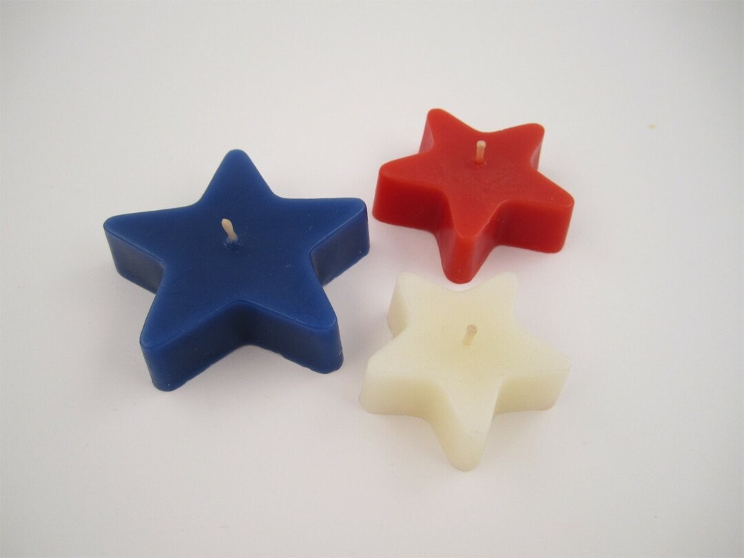 Floating Star Candle Set of 3 Etsy