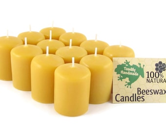 Beeswax Votives in Natural - Free Shipping!