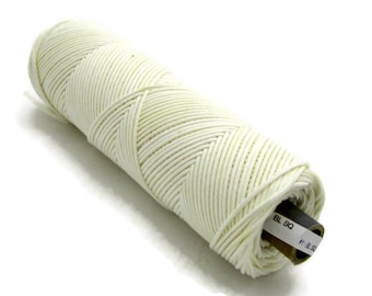 Cotton Square Braid Candle Wick - Assorted Size Spools