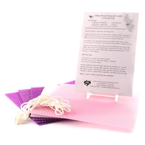 100% Beeswax Advent Candle Making Kit - Makes One Set - DIY Make Your Own Candles