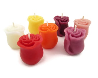 Rosebud Votives - Set of 4