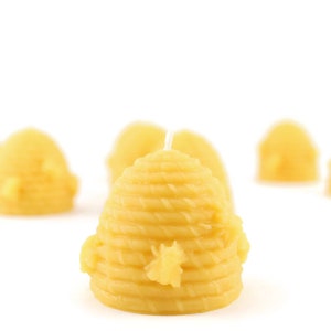 100% Beeswax - Beehive Votive Candle in Natural