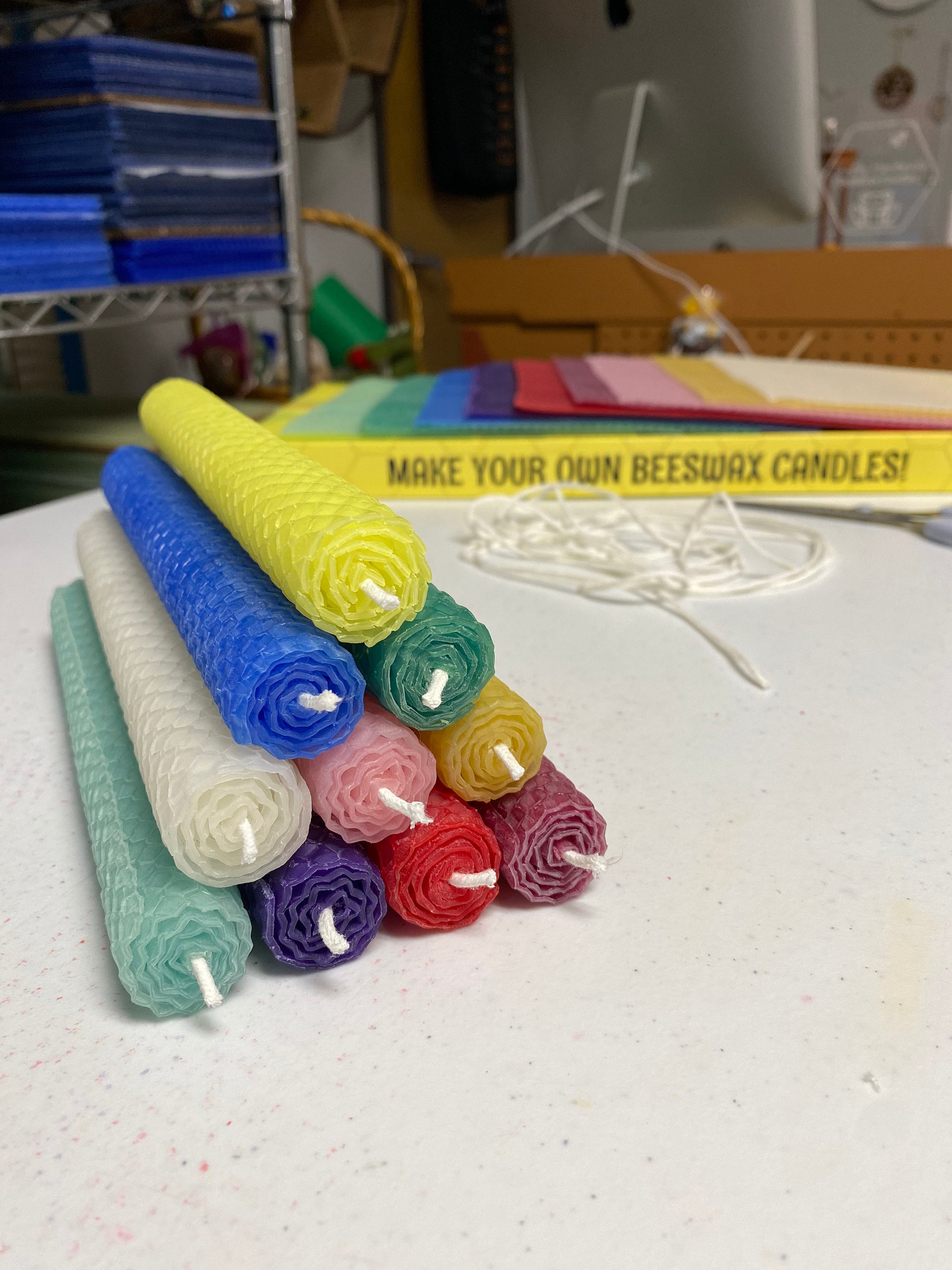 100% Beeswax Honeycomb Candle Sheets - 10 Full Size Sheets - Etsy Ireland