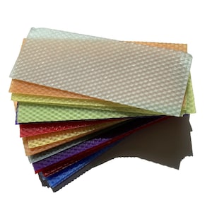 1 pound, 30 pieces, of Assorted beeswax scrap pieces.