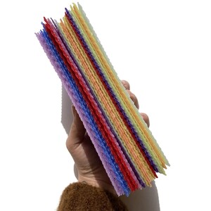 1 pound, 30 pieces, of Assorted beeswax scrap pieces.