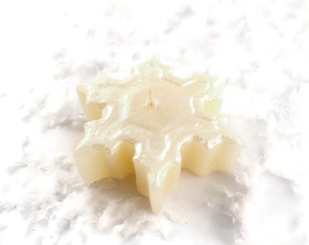 Floating Snowflake Candle