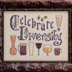 Diversity in Beer - PDF Cross Stitch Chart