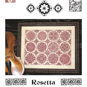 Rosetta - PDF Cross Stitch Chart