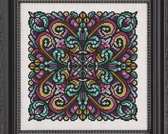 Tracery - Roll Your Own - PDF Cross Stitch Chart