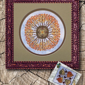 Aspen Mandala - PDF Cross Stitch Chart