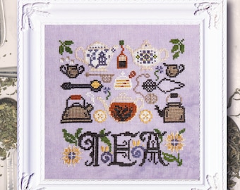 Tea Time - PDF Cross Stitch Chart