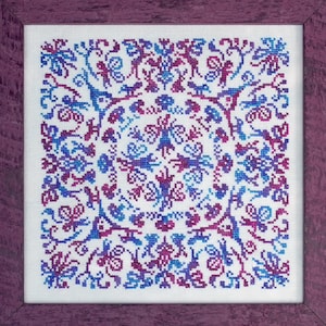 Fairy Ring Around the Rosie- PDF Cross Stitch Chart