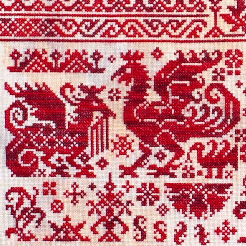 PDF Cross Stitch Chart Dragons of Sumatra