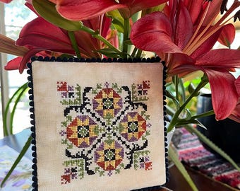 Harvest Lilies - PDF Cross Stitch Chart