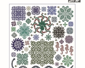 Sea Stars - PDF Cross Stitch Chart