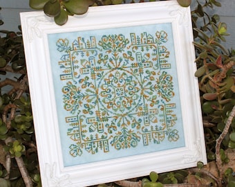 Village Square - PDF Cross Stitch Chart