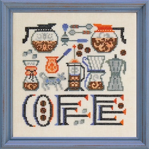 Coffee Time PDF Cross Stitch Chart
