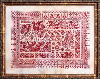 Dragons of Sumatra - PDF Cross Stitch Chart