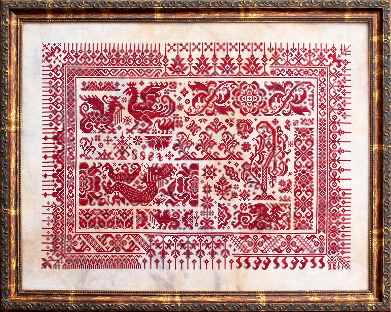 PDF Cross Stitch Chart Dragons of Sumatra