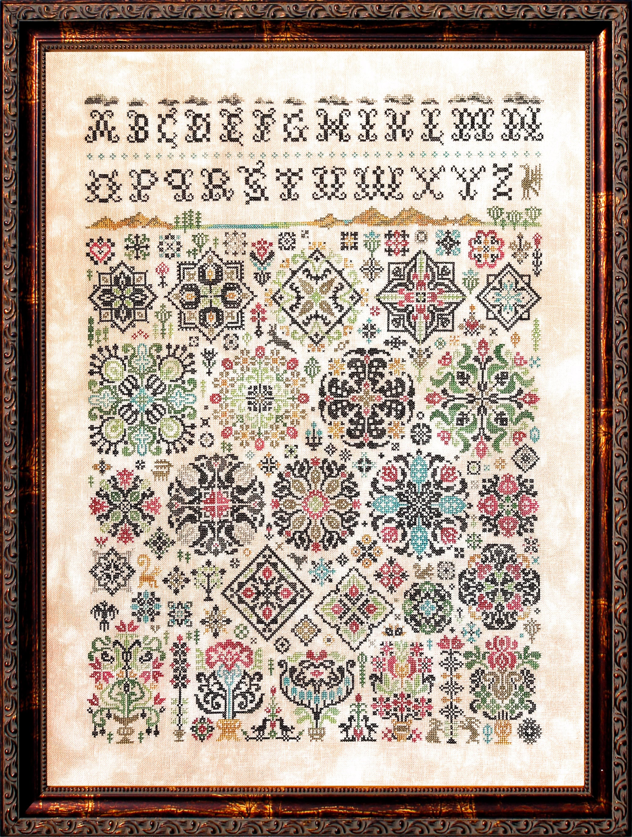 Clouds over Vierlande - PDF Cross Stitch Chart