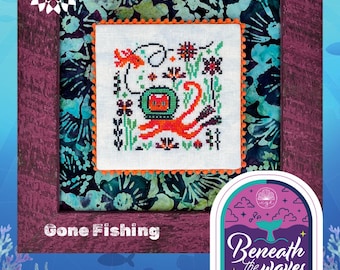 Gone Fishing - PDF Cross Stitch Chart