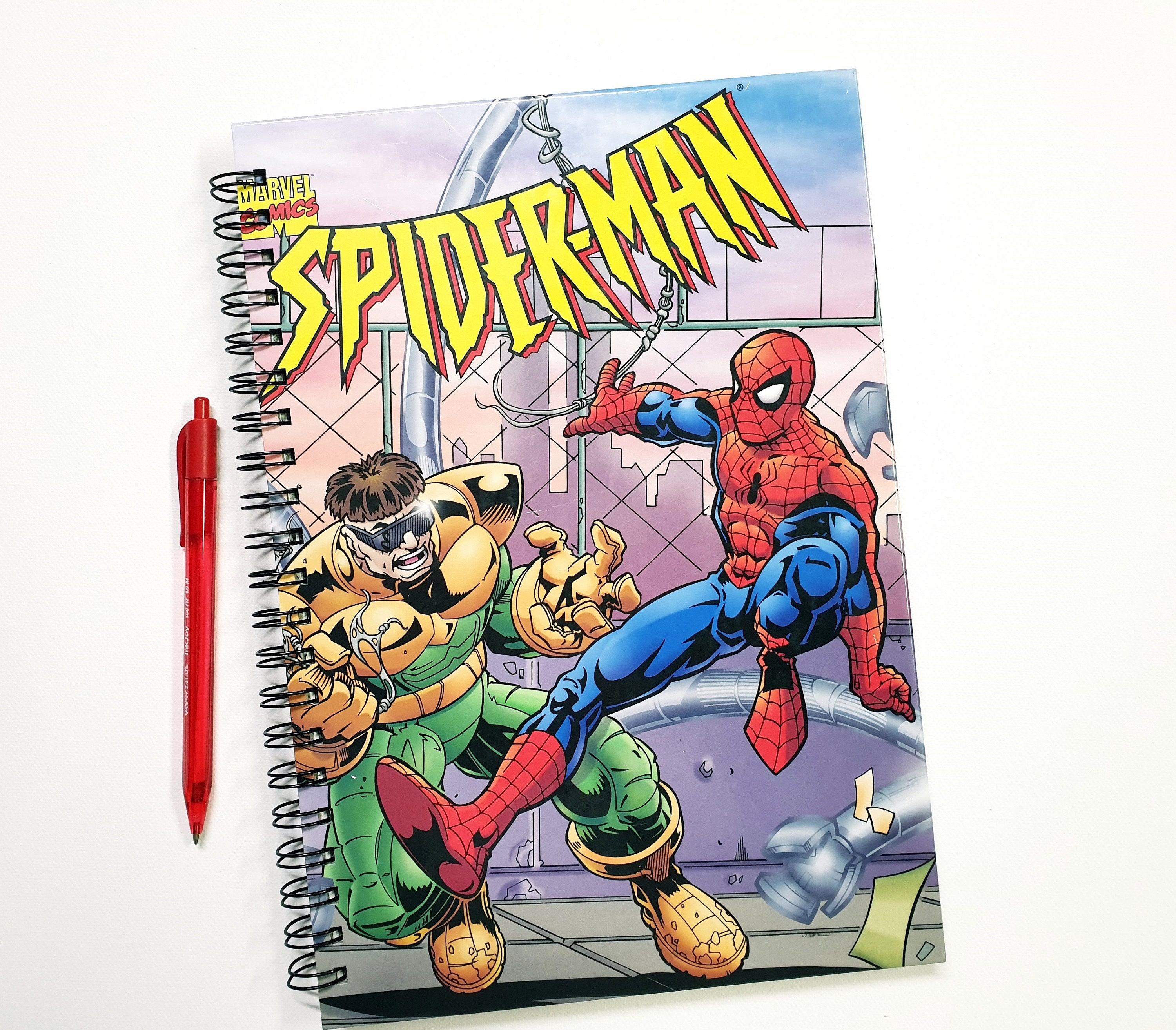Spiderman, Carnet de notes recyclé, Carnet de notes -  France