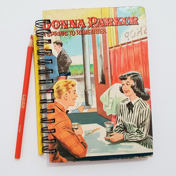 Donna Parker, Recycled Book Journal, Notebook