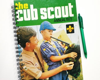 The Cub Scout Annual, 1973, Diario de libros reciclados, cuaderno