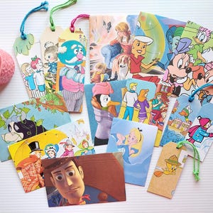 Bundle of 15 upcycled and handmade envelopes, bookmarks and gift tags