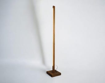 Wooden Floor Lamp - Wooden Lamp for Home - Living Room Decor - Wooden Modern Floor Lamp - Remote Control - Daylight Neon LED Floor Lamp