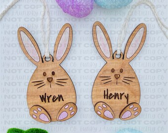 PERSONALIZED Kids Easter Basket Tag Labels - A Fun Way to Personalize Your Baskets this Holiday!