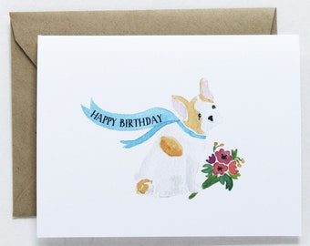 Happy Birthday Card - French Bulldog Birthday