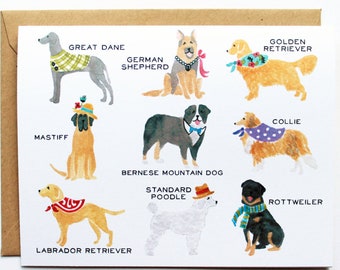 Jede Anlasskarte - Talls Dog Collection - Set mit 8 Karten