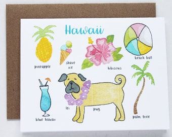Hawaii Greeting Card