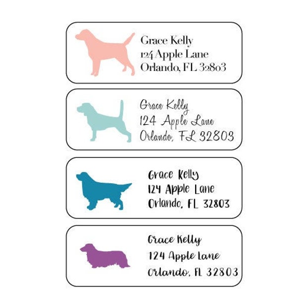 Pick Your Dog Return Address Labels