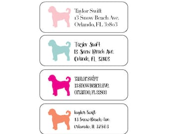 Golden Doodle Return Address Labels