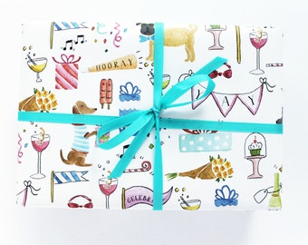 Gift Wrap - Celebrate Dogs Wrapping Sheets