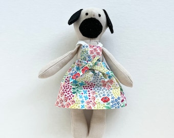 Handmade Plush Toy / Big Pug with dress